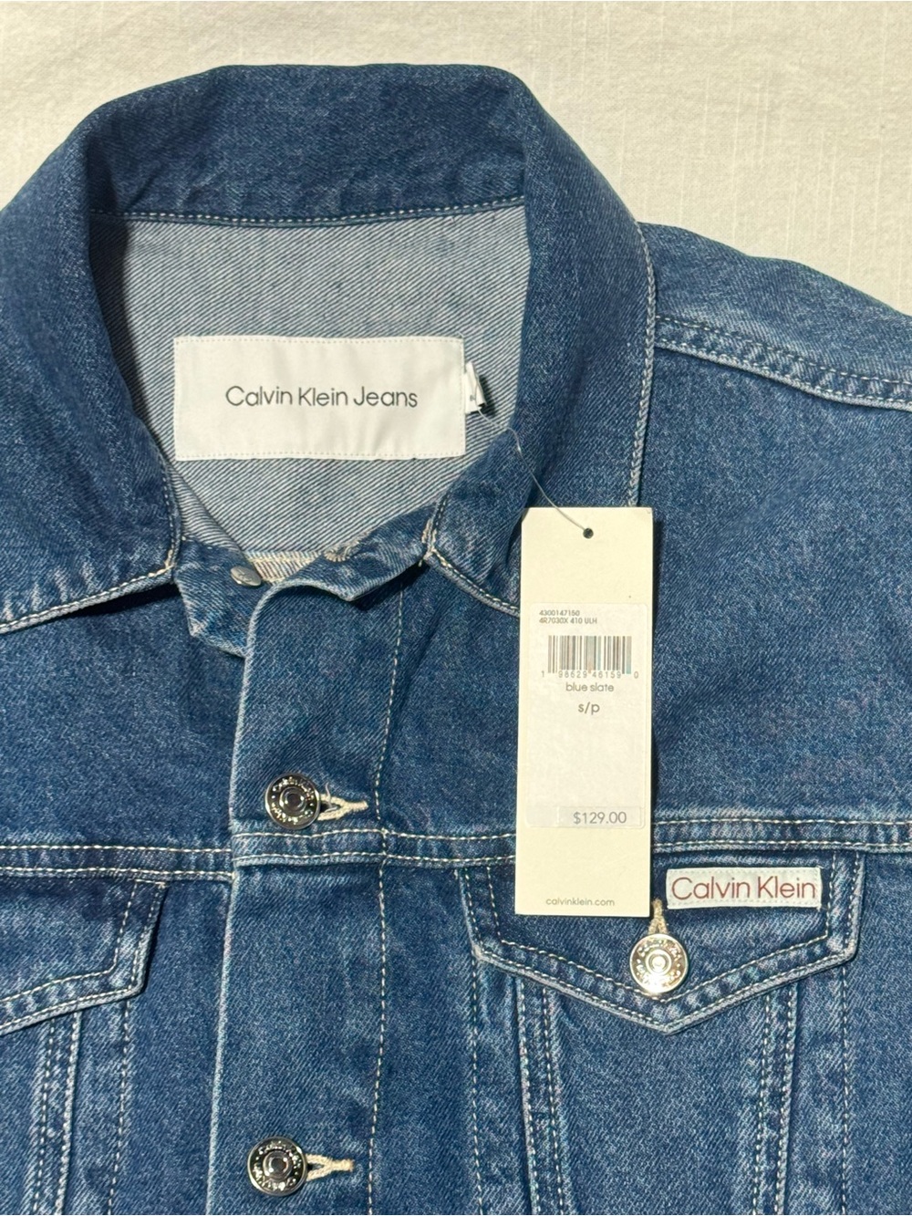 Calvin Klein Blue Denim Jacket